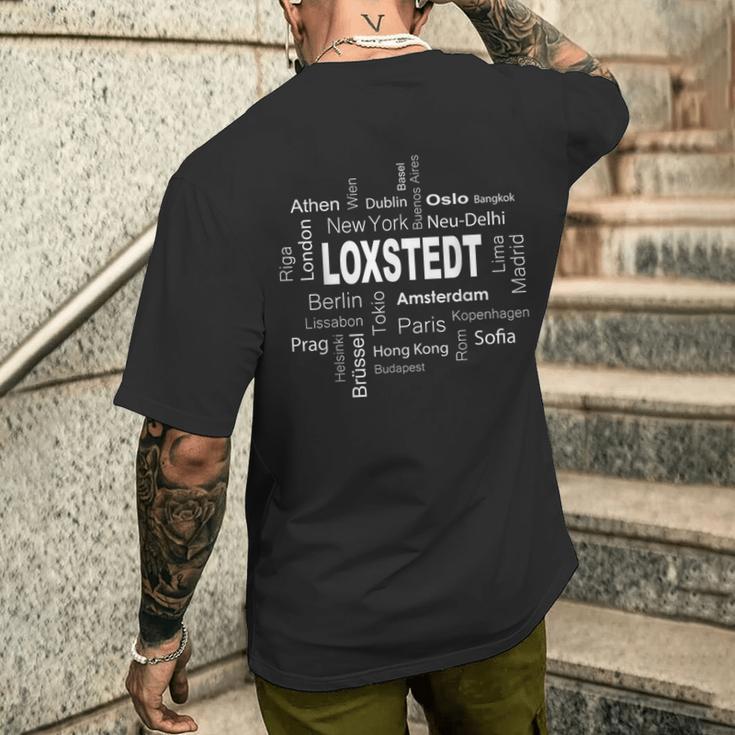 Loxstedt New York Berlin Loxstedt Meine Hauptstadt T-Shirt mit Rückendruck Geschenke für Ihn