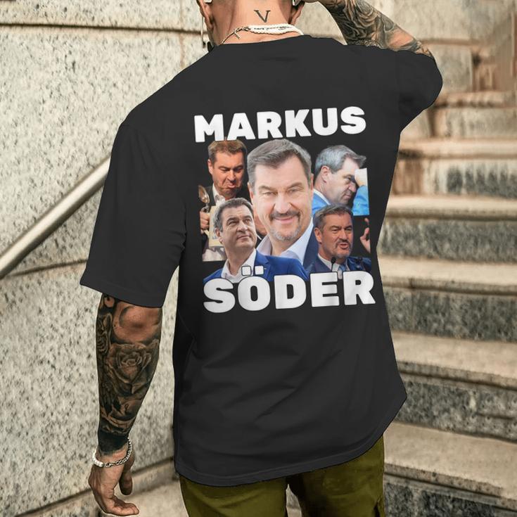 Markus Söder Fan Merch T-Shirt mit Rückendruck Geschenke für Ihn