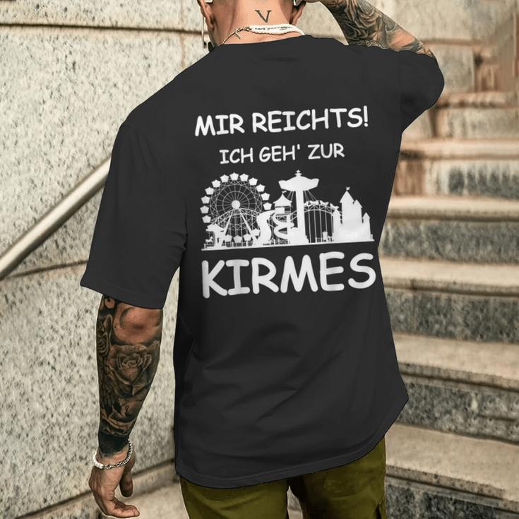 Mir Reicht's Ich Geh Zur Kirmes Retro Saying T-Shirt mit Rückendruck Geschenke für Ihn