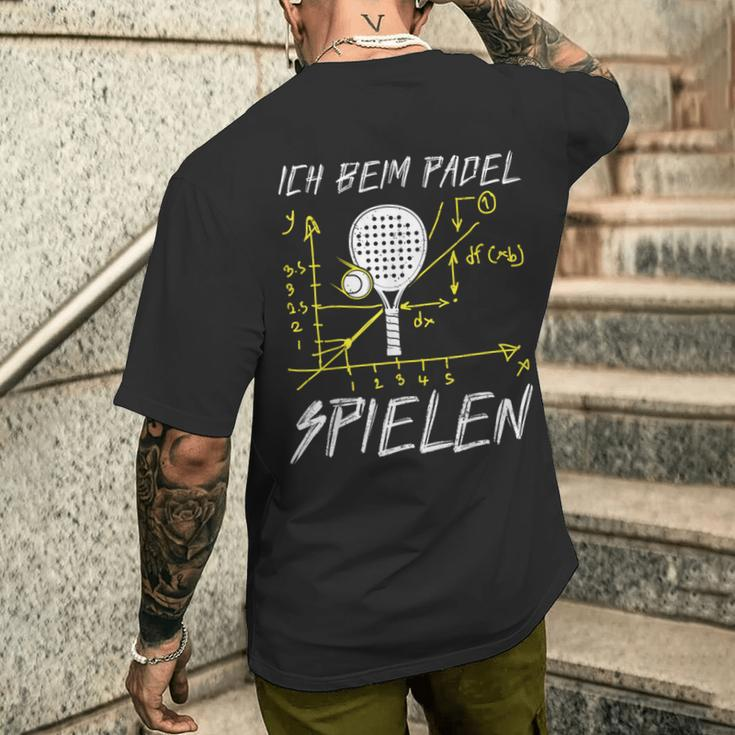 Padel Tennis Padel T-Shirt mit Rückendruck Geschenke für Ihn