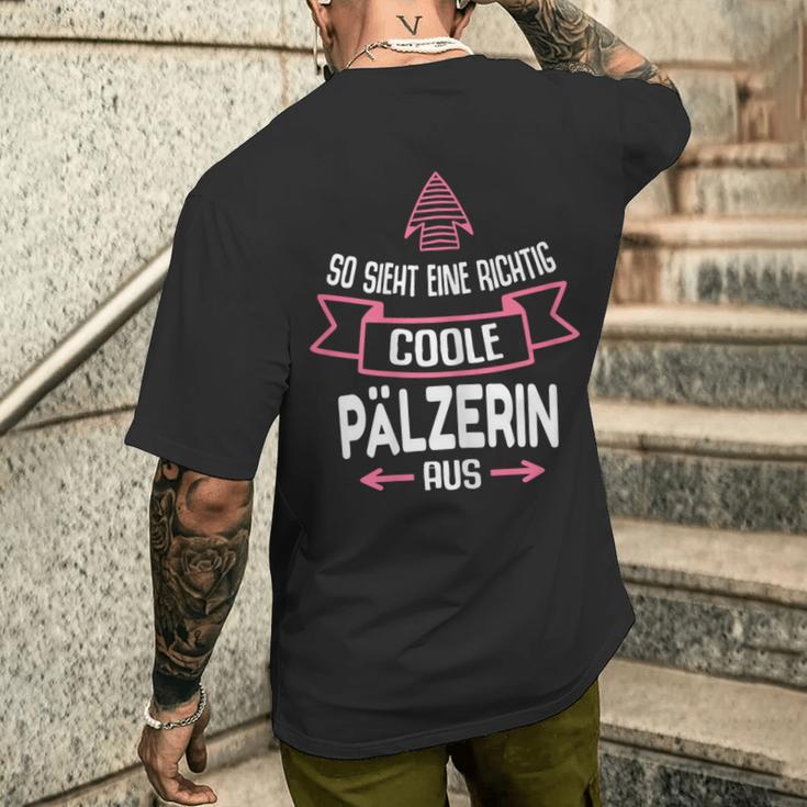 Pälzerin Pfalz Palz T-Shirt mit Rückendruck Geschenke für Ihn