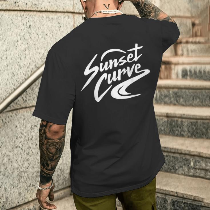 Sunset Curve Band T-Shirt mit Rückendruck Geschenke für Ihn