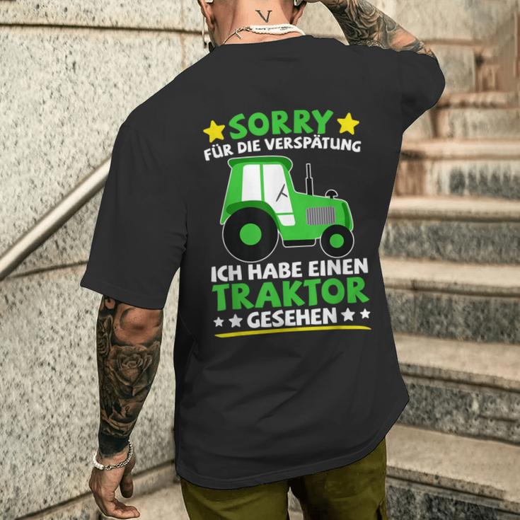 Tractor Trecker Children's Ich Habe Einen Traktor Sehen T-Shirt mit Rückendruck Geschenke für Ihn