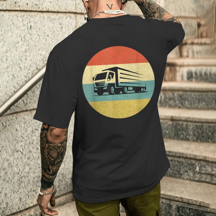 Trucksintage Retro Idea For Men T-Shirt mit Rückendruck Geschenke für Ihn