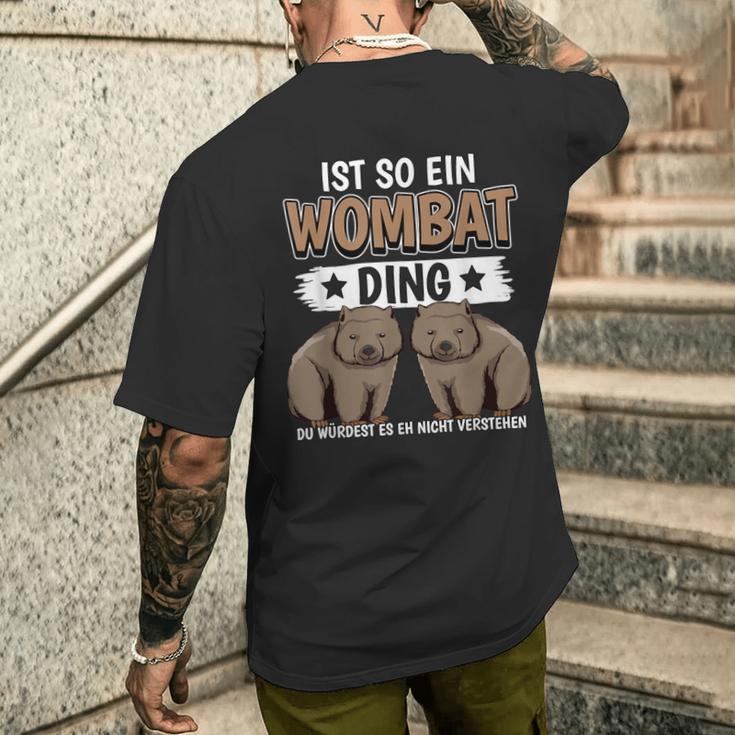 Wombats Australia Sachen Ist Such A Wombat Ding Wombat S T-Shirt mit Rückendruck Geschenke für Ihn