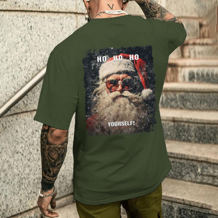 Santa Claus Santa Claus Christmas Santa Claus T-Shirt mit Rückendruck Geschenke für Ihn