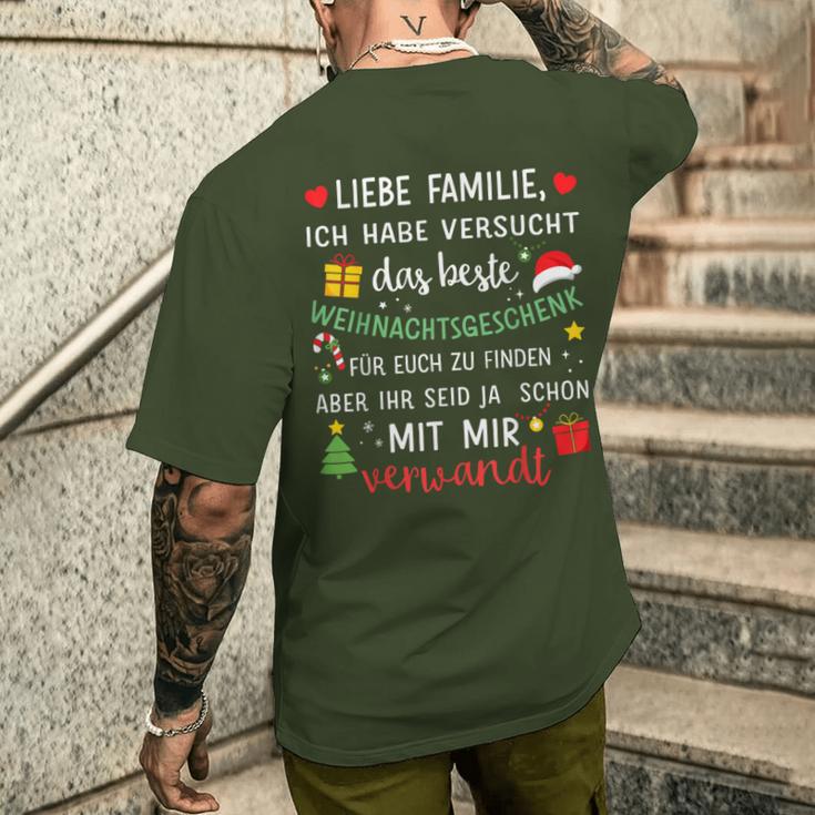 Versucht Beste Für Familie Christmas T-Shirt mit Rückendruck Geschenke für Ihn