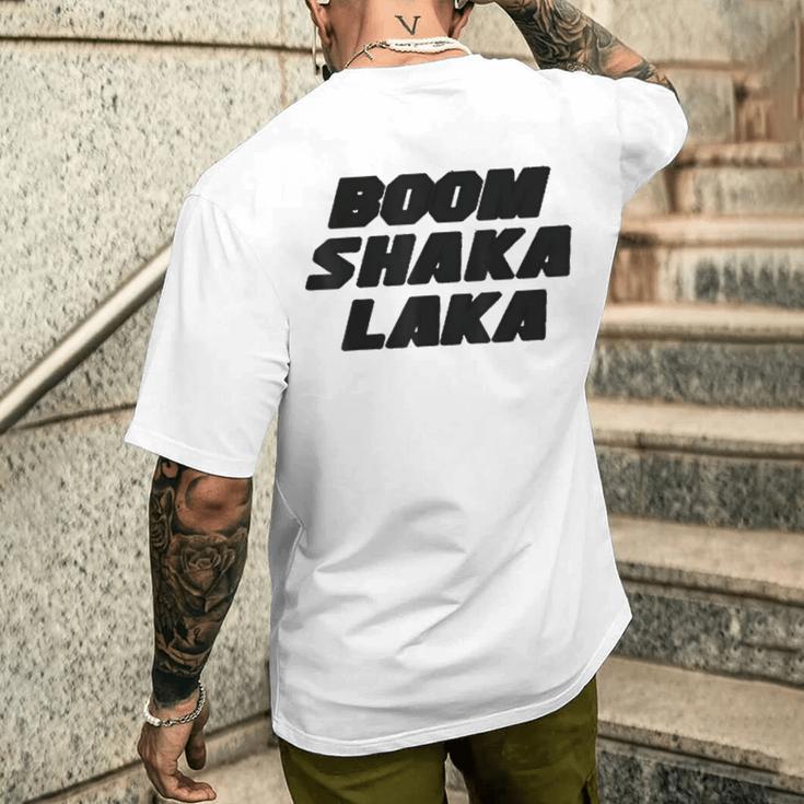 Boom Shakalaka T-Shirt mit Rückendruck Geschenke für Ihn