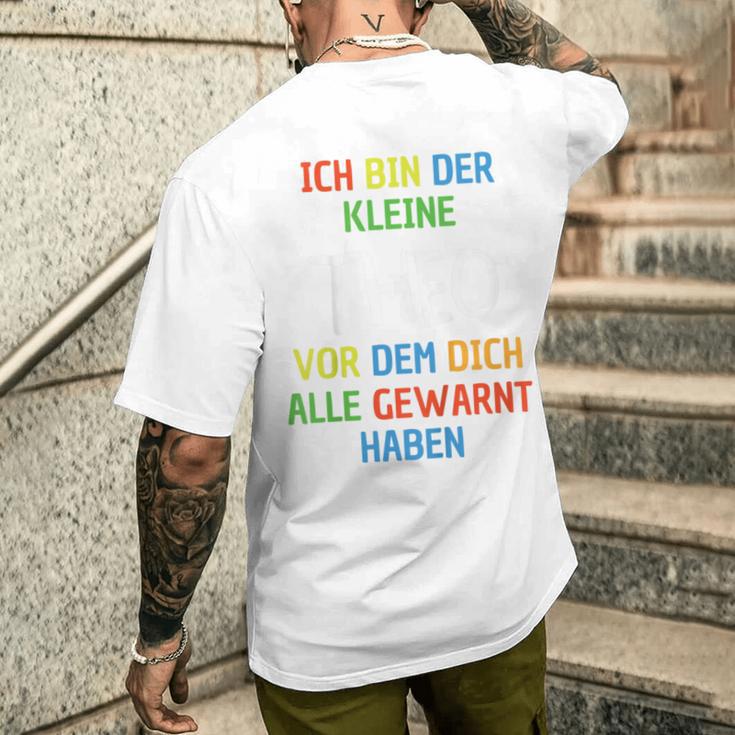 Children's Name Theo Ich Bin Der Kleine Theo T-Shirt mit Rückendruck Geschenke für Ihn