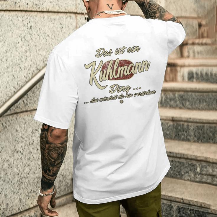 This Is A Kuhlmann Ding Family Kuhlmann S T-Shirt mit Rückendruck Geschenke für Ihn