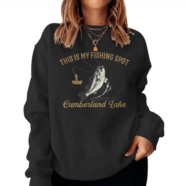 Beer And Fischen Ist Mein Ding Cumberland Lake Sweatshirt Frauen