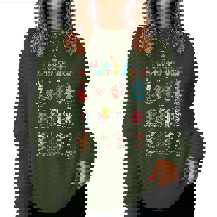 12 Days Of L&D Unit Nursing Labor Delivery Nurse Christmas Women