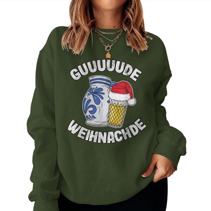 Bembel Apple Wine Christmas Appler Ebbelwoi Slogan Sweatshirt Frauen