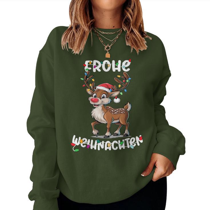 Christmas Women's Reindeer Merry Christmas Xmas Sweatshirt Frauen