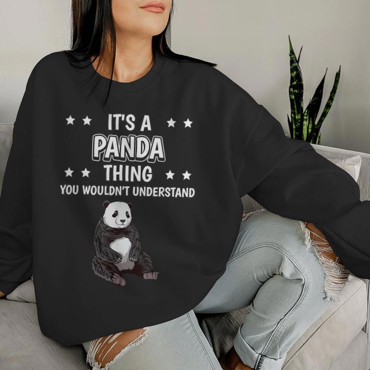 Ist So Ein Panda Ding Lustiger Spruch Pandas Sweatshirt Frauen Geschenke für Sie