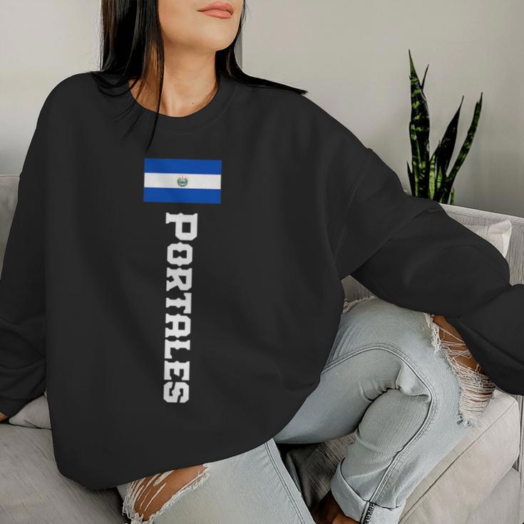 Portales Surname El Salvador For Children Sweatshirt Frauen Geschenke für Sie