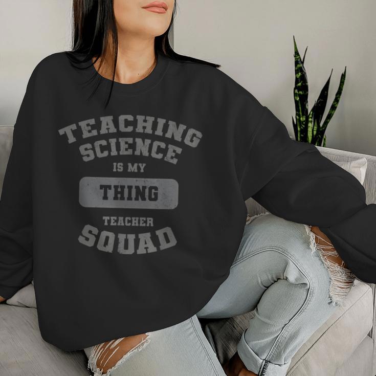 Teacher Squad „Naturwissenschaften Ist Mein Ding“ Sweatshirt Frauen Geschenke für Sie