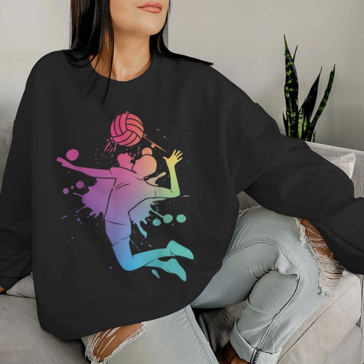 Volleyball For And Children Sweatshirt Frauen Geschenke für Sie