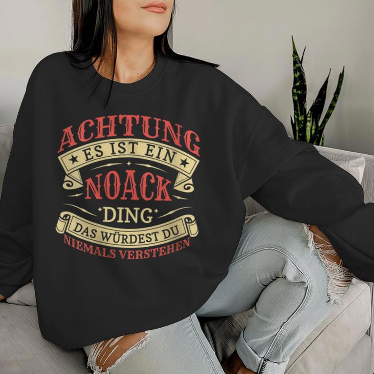 Women's Achtung Es Ist Ein Noack Ding Sweatshirt Frauen Geschenke für Sie