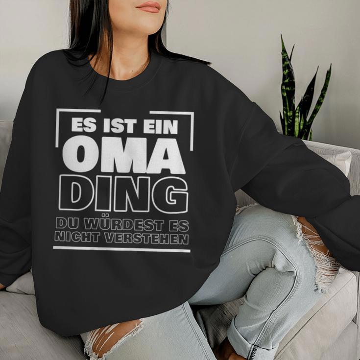 Women's Es Ist Ein Oma Ding Sweatshirt Frauen Geschenke für Sie