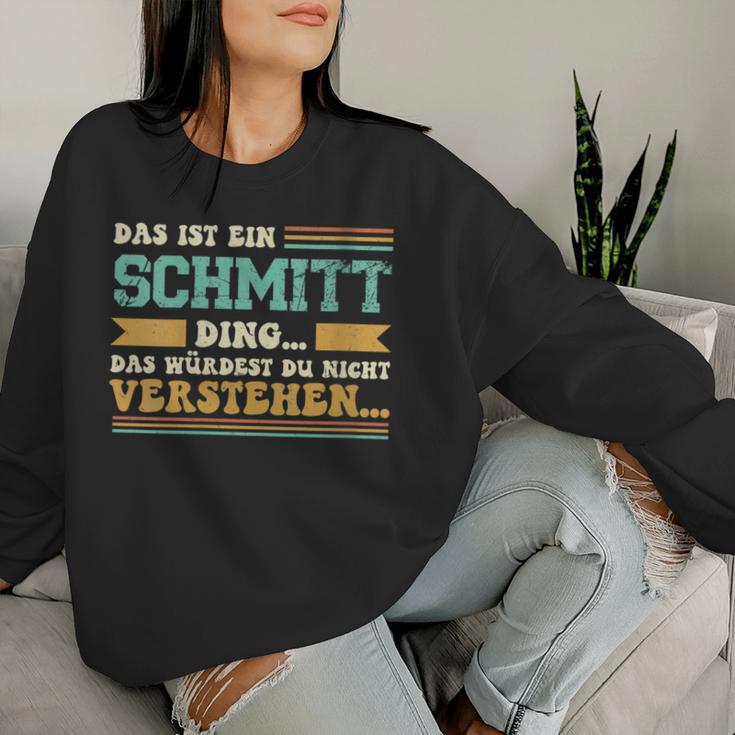 Women's With-Neck Das Ist Ein Schmitt Ding Sweatshirt Frauen Geschenke für Sie