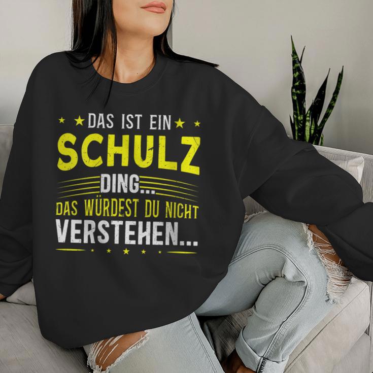 Women's With-Neck Das Ist Ein Schulz Ding Sweatshirt Frauen Geschenke für Sie