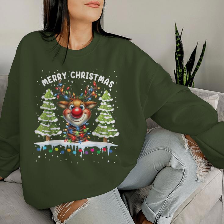 Christmas Women's Idea Santa Claus Sweatshirt Frauen Geschenke für Sie