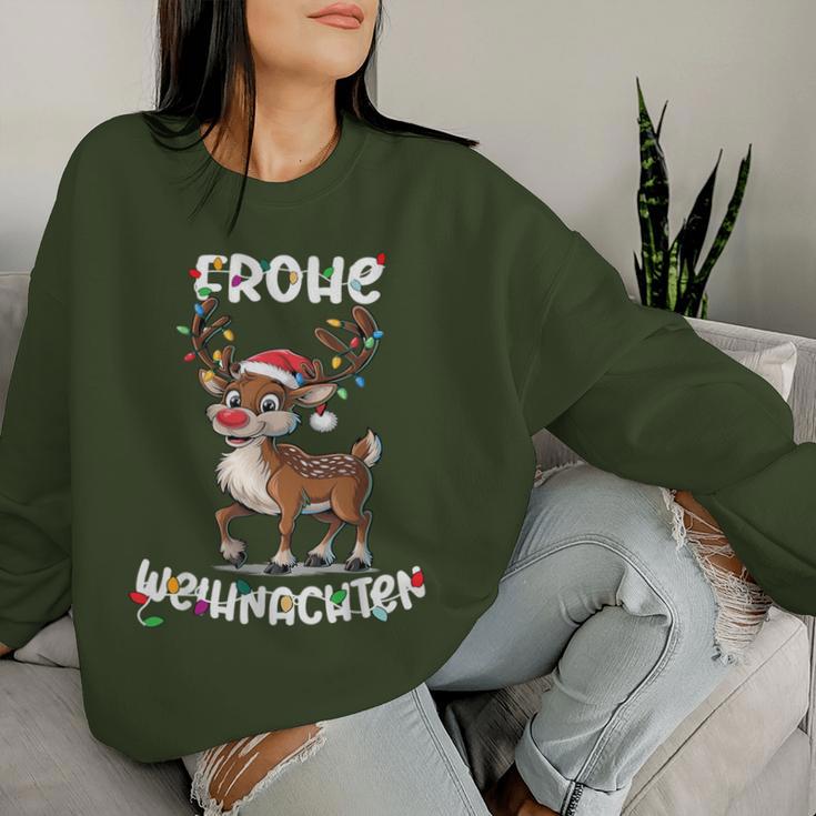 Christmas Women's Reindeer Merry Christmas Xmas Sweatshirt Frauen Geschenke für Sie