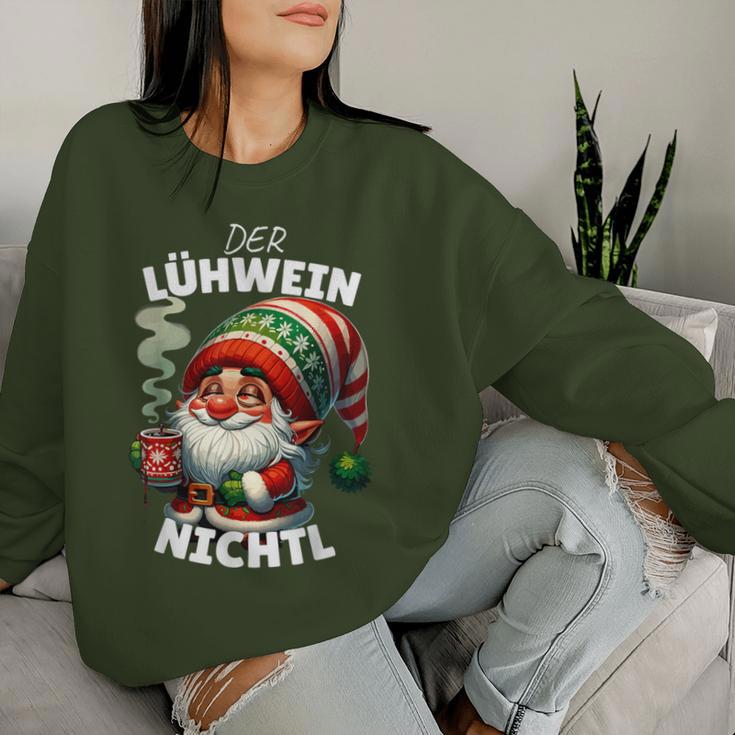 Mulled Wine Gnome Christmas Elf Lühwein Nichtl Sweatshirt Frauen Geschenke für Sie