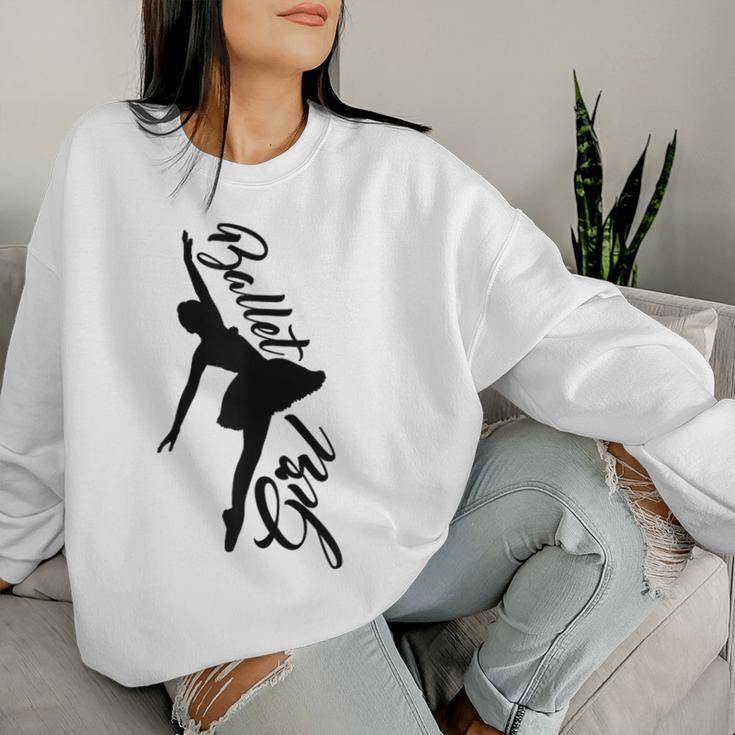 Ballet Dancer Ballerina Ballet Girls' Sweatshirt Frauen Geschenke für Sie