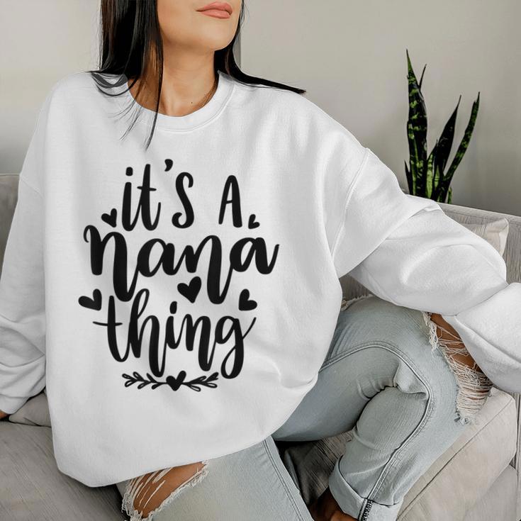 Es Ist Ein Nana Ding Lustige Großmutter Oma Sweatshirt Frauen Geschenke für Sie