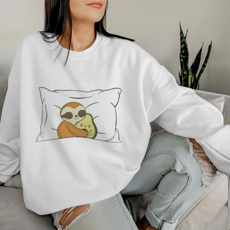 Official Sleep Sloth Avocado Pyjamas Sweatshirt Frauen Geschenke für Sie