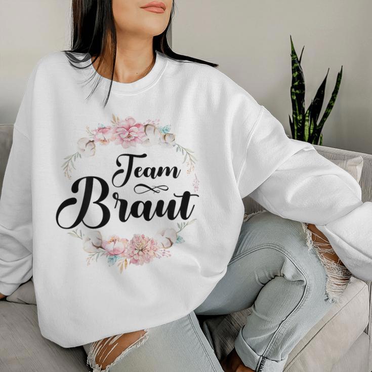 Women's Team Bride Team Bride Jga Poltern Sweatshirt Frauen Geschenke für Sie