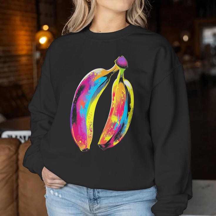 Banana Pop Sweatshirt Frauen Lustige Geschenke