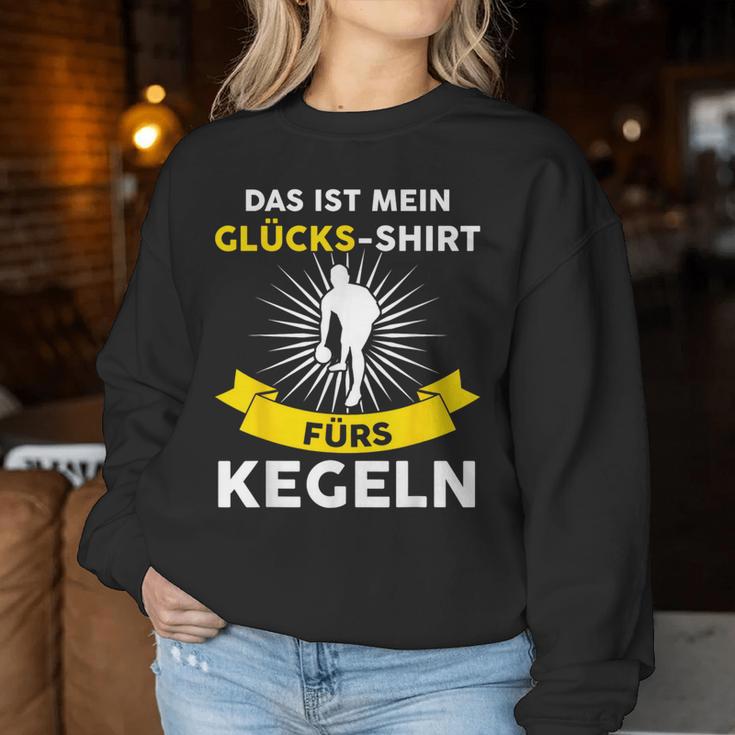 Das Ist Mein Glücks- Für Kegeln Bowling Kegels Sweatshirt Frauen Lustige Geschenke