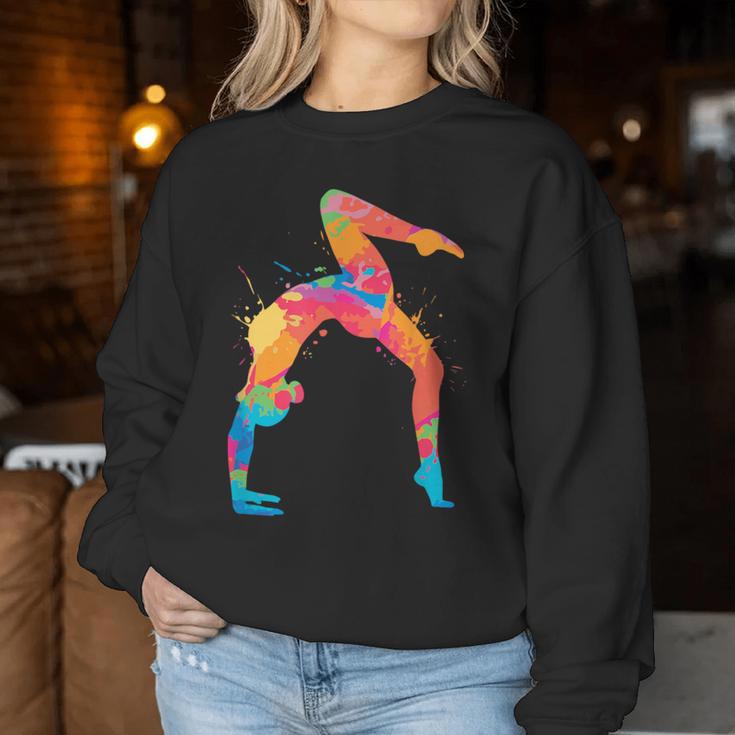 Gymnastics Handstand Girl's Women's Children's Gymnastics Sweatshirt Frauen Lustige Geschenke