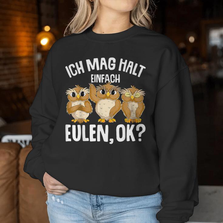 Ich Mag Halt Owls Children's Girls' S Sweatshirt Frauen Lustige Geschenke