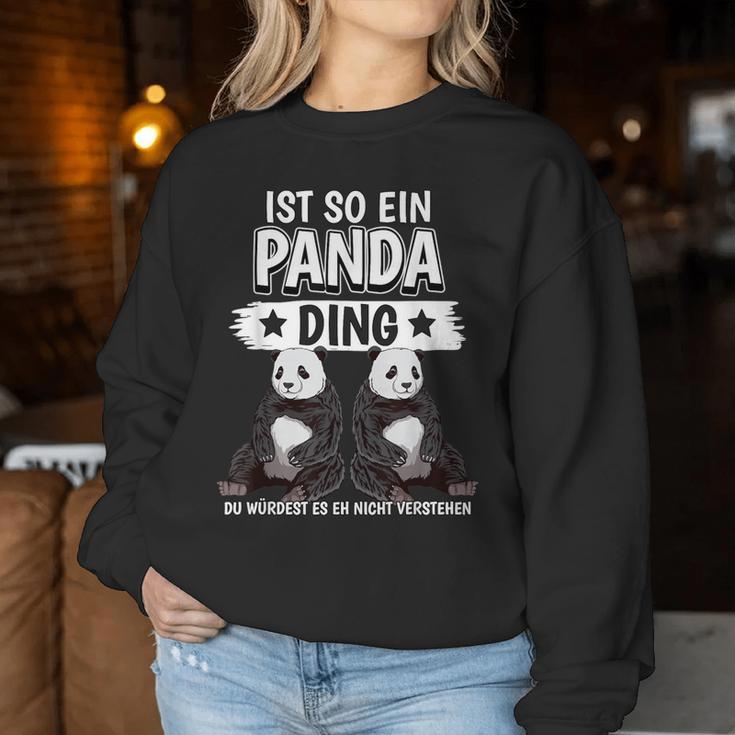 Pandas Pandabär Sachen Ist So Ein Panda Ding Panda Sweatshirt Frauen Lustige Geschenke