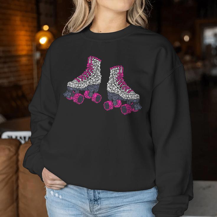 Roller Skates Girls Roller Skates Roller Girl Roller Skates Sweatshirt Frauen Lustige Geschenke