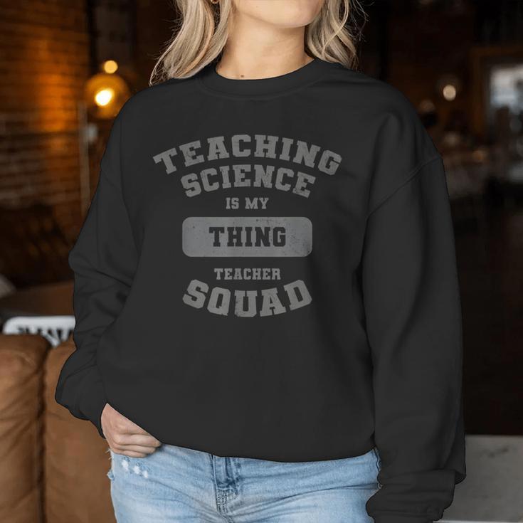 Teacher Squad „Naturwissenschaften Ist Mein Ding“ Sweatshirt Frauen Lustige Geschenke