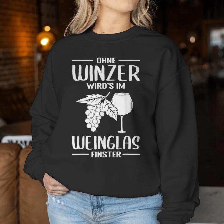 Winzer Weinbergineyard & Winemaker S Sweatshirt Frauen Lustige Geschenke