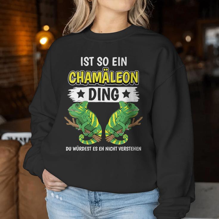 Women's Chameleons Sachen Ist Such A Chameleon Ding Chameleon Sweatshirt Frauen Lustige Geschenke