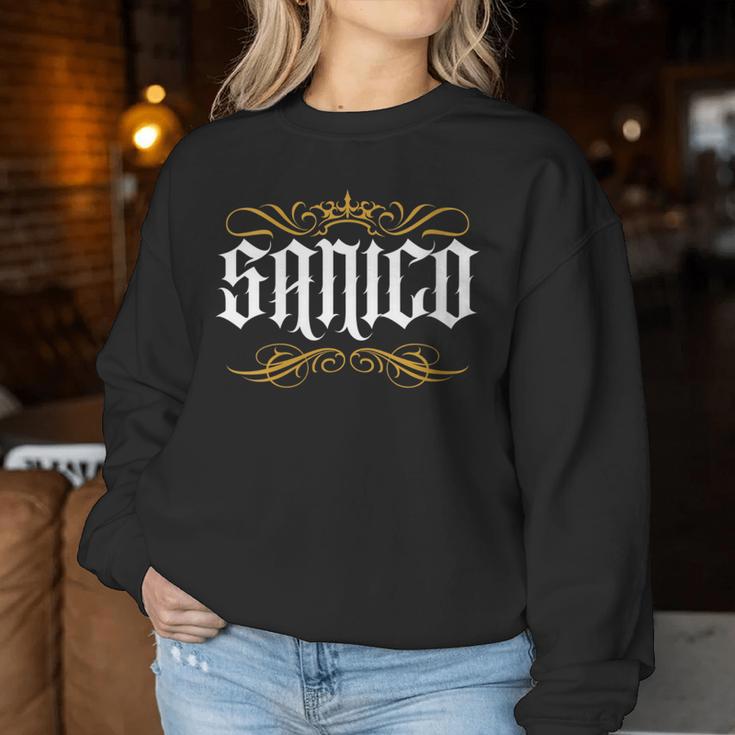 Women's Sanico Filipino Surname Philippines Tagalog Family Sweatshirt Frauen Lustige Geschenke