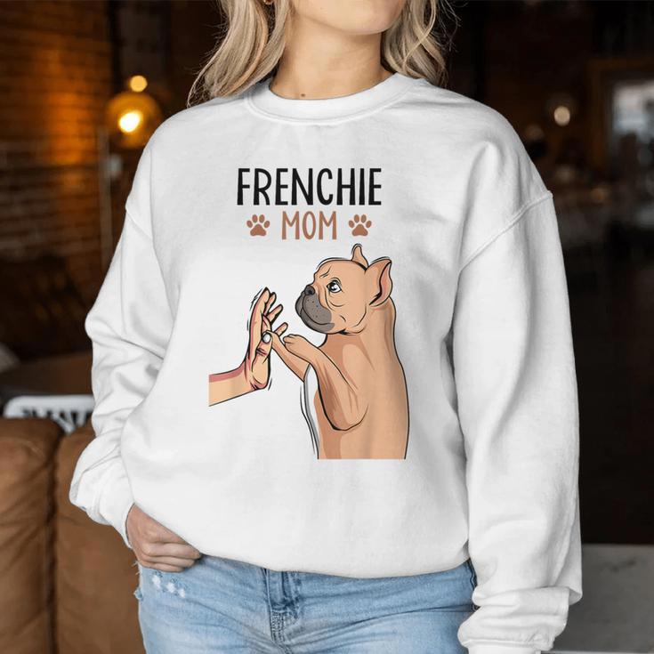 French Bulldog Mama Frenchie Mom Dog Woman Sweatshirt Frauen Lustige Geschenke