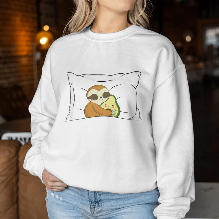 Official Sleep Sloth Avocado Pyjamas Sweatshirt Frauen Lustige Geschenke