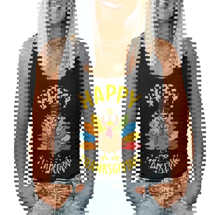 Chemise Happy Thanksgiving Pour Hommes S Enfants Famille Fête De La Turquie Débardeur pour femme