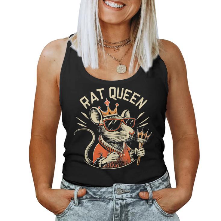 Rat Lover About Rats Queen Wearing Crown Women Tank Top