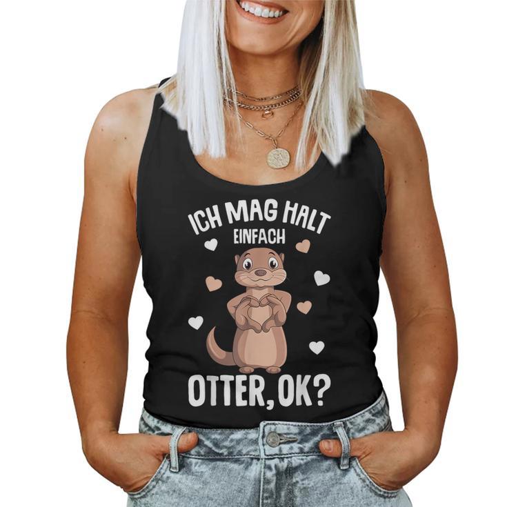 Ich Mag Halt Otter Seeotter Children's Women's Girls' Tank Top Frauen