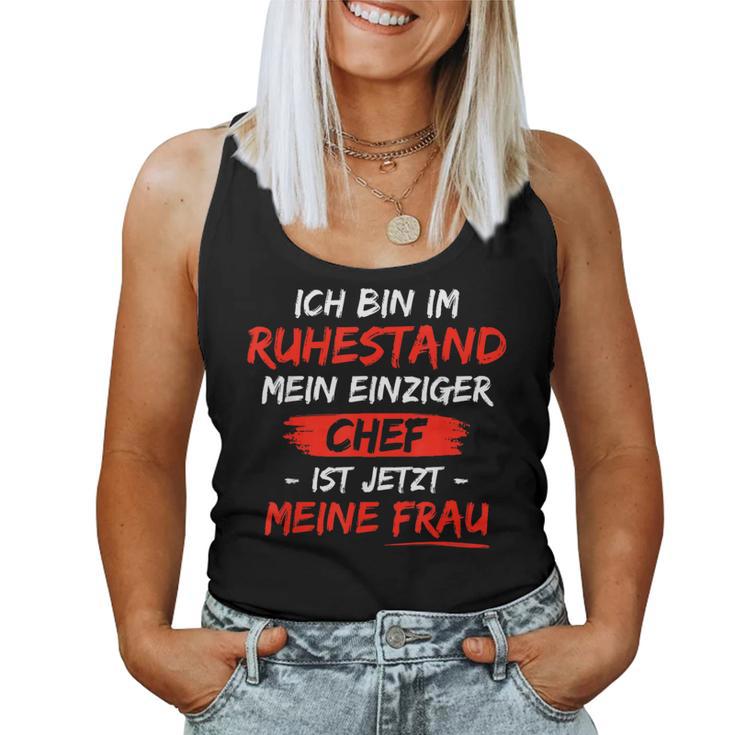 Retirement Pensioner 2024 Man Retirement Admission Decoration Retirement Tank Top Frauen