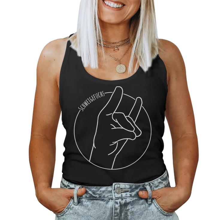 Schweigefuchs Kindergarten School Teacher S Tank Top Frauen